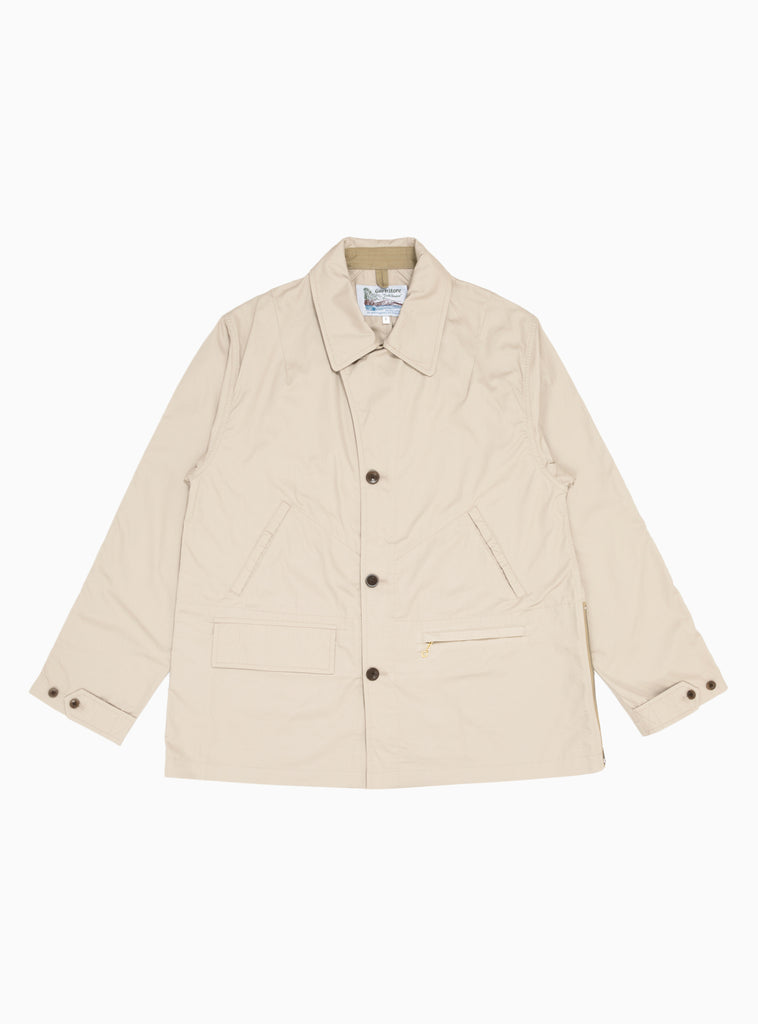 Angler Jacket Tan At Couverture & The Garbstore By Garbstore Front Shot