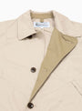 Angler Jacket Tan At Couverture & The Garbstore By Garbstore Close up Shot 