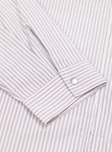 Grande Zip Shirt Purple Stripe by Garbstore | Couverture & The Garbstore