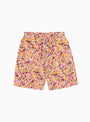 Home Party Shorts Orange Floral At Couverture & The Garbstore By Home Party Front Shot