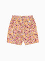 Home Party Shorts Orange Floral At Couverture & The Garbstore By Home Party Rear Profile