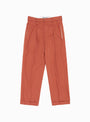 Manager Pants Brick At Couverture & The Garbstore By Garbstore Front Shot