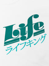 Life T-shirt White by Garbstore | Couverture & The Garbstore