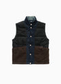 Cord Padded Vest Black by Garbstore | Couverture & The Garbstore