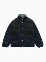 Cord Puffer Jacket Navy by Garbstore | Couverture & The Garbstore