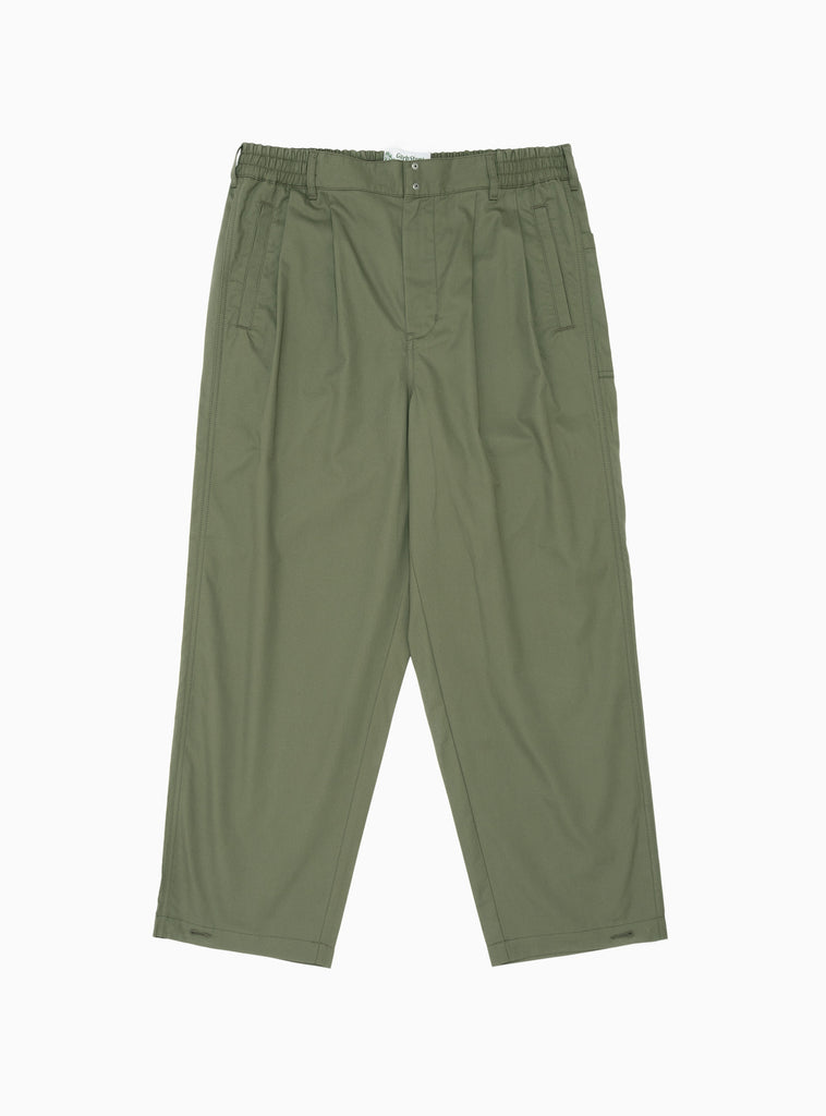 Wide Easy Pants Olive Green