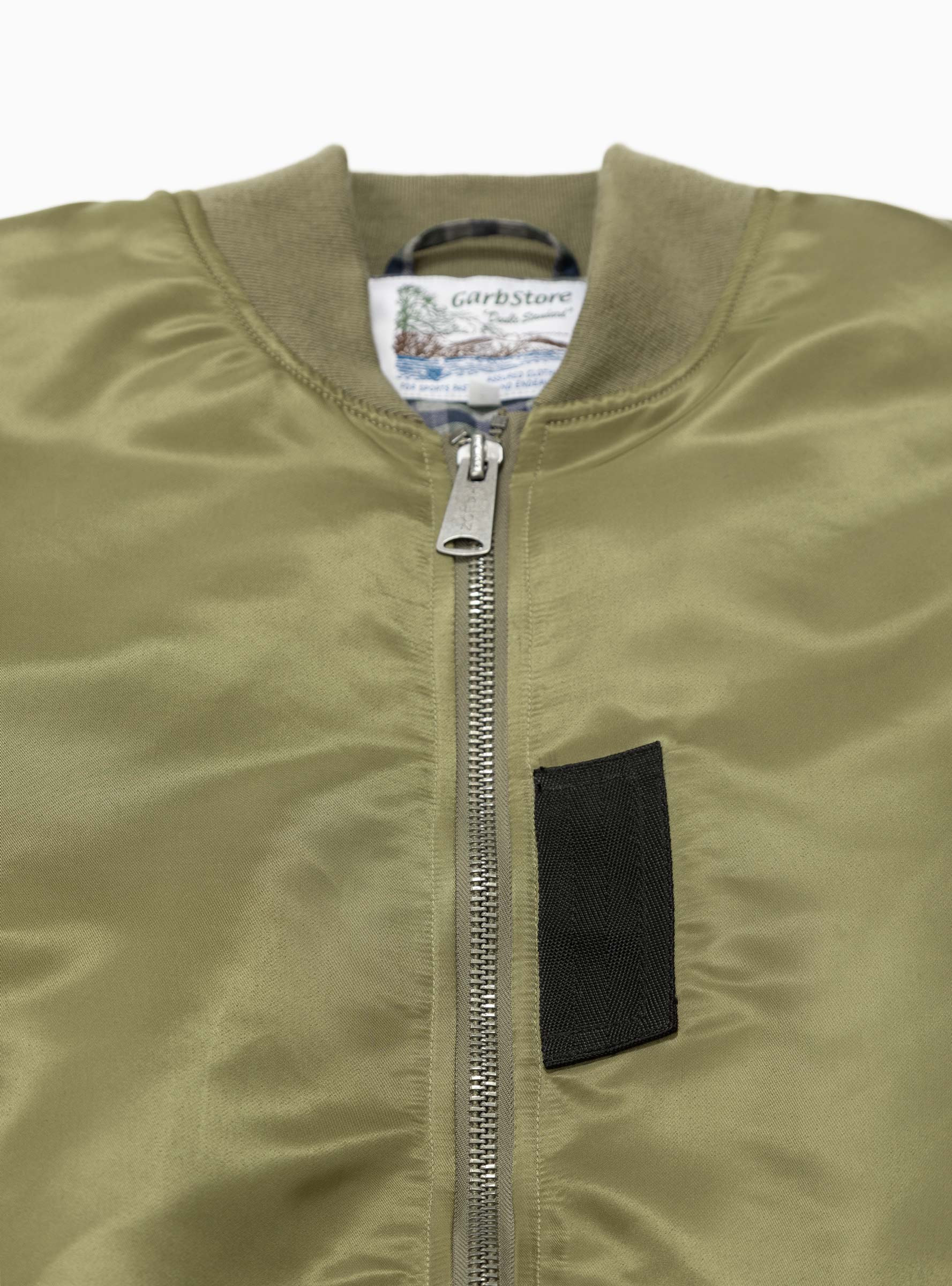 Flight Jacket Olive by Garbstore | Couverture & The Garbstore
