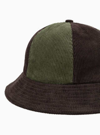 Bucket Hat Brown & Khaki Green by Garbstore | Couverture & The Garbstore