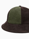 Bucket Hat Brown & Khaki Green