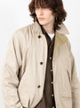 Angler Jacket Tan At Couverture & The Garbstore By Garbstore Close up Model Shot