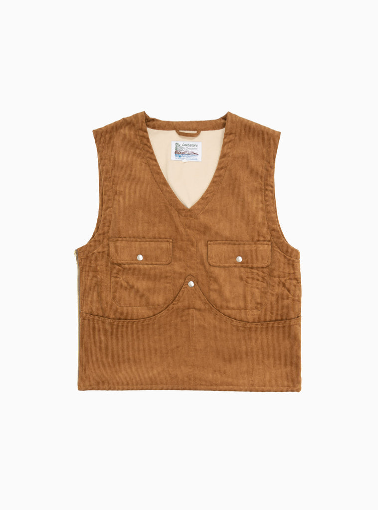Cord Vest Tobacco by Garbstore | Couverture & The Garbstore