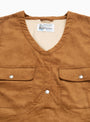 Cord Vest Tobacco by Garbstore | Couverture & The Garbstore