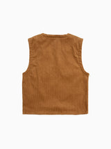 Cord Vest Tobacco by Garbstore | Couverture & The Garbstore