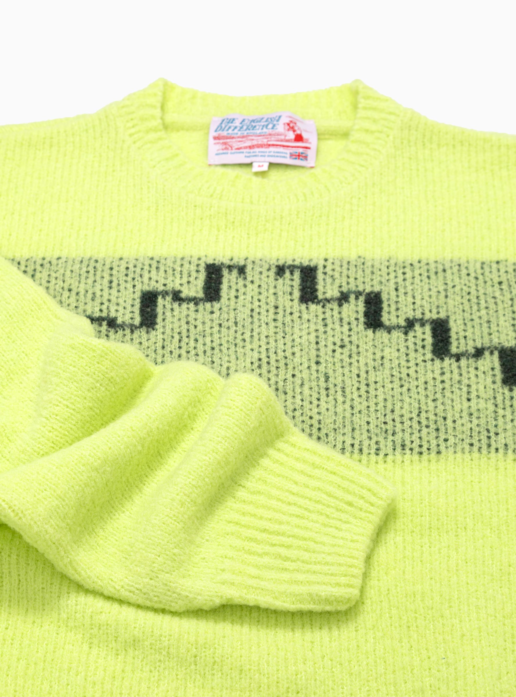 Step Boucle Sweater Lime Green by The English Difference | Couverture ...