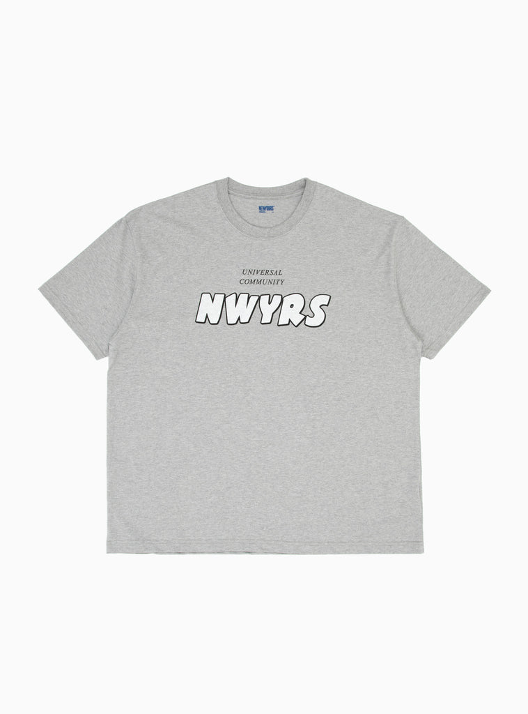NEWYOURS US T-shirt Grey by SOFTHYPHEN | Couverture & The Garbstore