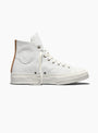 Chuck Taylor All Star First String Leather White and Brown Sugar at couverture & The Garbstore