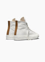 Women's Chuck Taylor All Star First String Leather White and Brown Sugar by Converse at Couverture & The Garbstore Back Detail