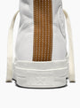 Women's Chuck Taylor All Star First String Leather White and Brown Sugar by Converse at Couverture & The Garbstore Back