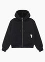  Bonded Sherpa Lined Hood from Stüssy in Black at Couverture & The Garbstore
Front