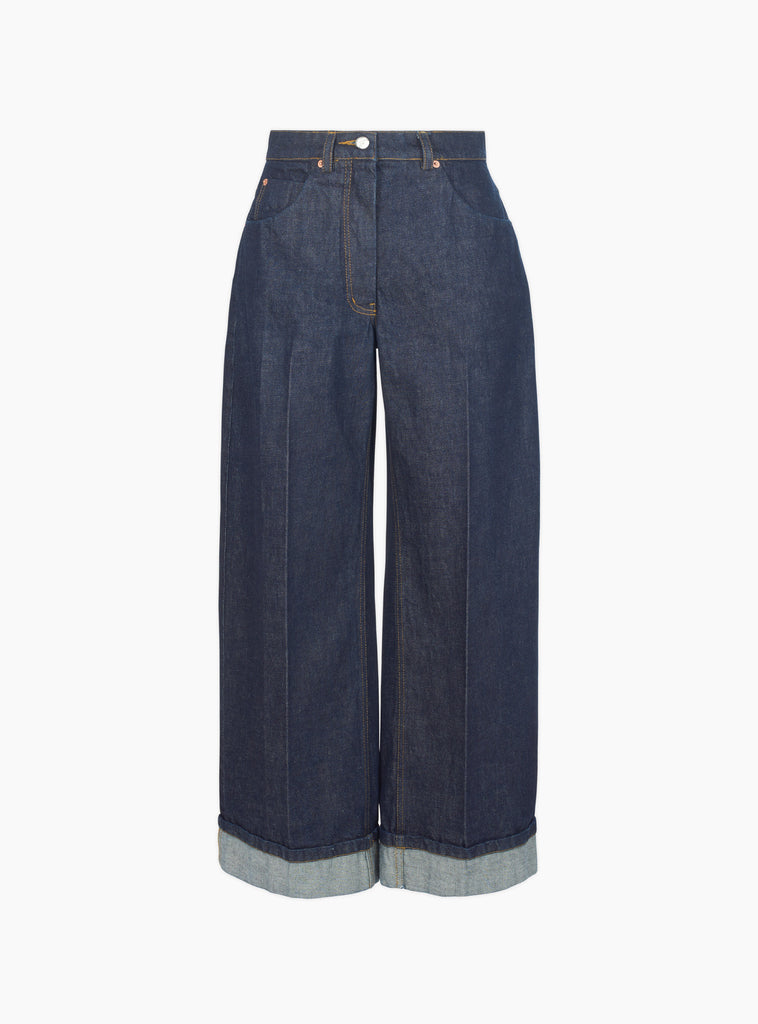 Cartella Jeans Raw Wash by Rachel Comey at Couverture & The Garbstore Ghost