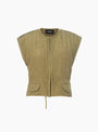 Clifford Vest Olive by Rachel Comey at Couverture & The Garbstore Ghost