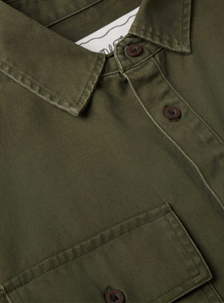 Country Men Military Overshirt Olive by One of These Days | Couverture & The Garbstore