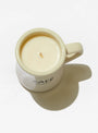 Café Soy Wax Candle Milk Bun by Earl of East at Couverture and The Garbstore from above 