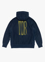 Tree Hoodie Navy by TDR at Couverture and The Garbstore rear 