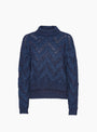 Flat Knitted Jumper Flat Navy from Henrik Vibskov at Couverture & The Garbstore 
Front 