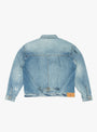 Type 1+ Nep Denim Jacket Light Vintage Wash by TDR at Couverture and The Garbstore rear 