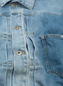 Type 1+ Nep Denim Jacket Light Vintage Wash by TDR at Couverture and The Garbstore Detail 2