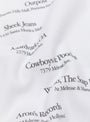 LA Sweatshirt White by TDR at Couverture and The Garbstore rear close up 