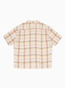 Linen Shirt Beige Check by SOFTHYPHEN | Couverture & The Garbstore