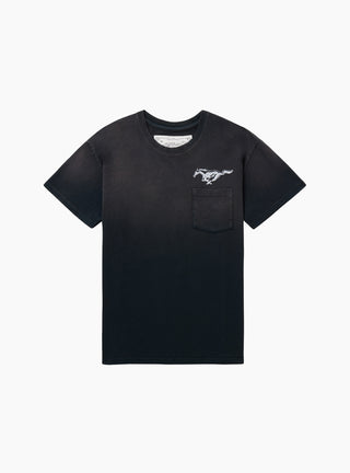 Mustang Cross T-Shirt Washed Black One of These Days 
