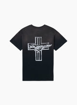 Mustang Cross T-Shirt Washed Black by One of These Days | Couverture & The Garbstore