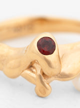 Menage Gold-Plated Ring Citrine & Garnet by Faris | Couverture & The Garbstore