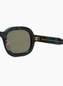 Newman Sunglasses Green Pearl by Brain Dead at Couverture and The Garbstore close up