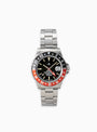 Naval FRXD004 GMT Automatic Watch Red & Black by Naval Watch Co. | Couverture & The Garbstore