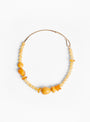 Ceramic, Glass and Stone Beaded Gold Plated Choker Mango from Helena Rohner at Couverture & The Garbstore Front 