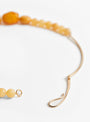 Ceramic, Glass and Stone Beaded Gold Plated Choker Mango from Helena Rohner at Couverture & The Garbstore Clasp