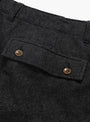  Fjord Pant in Charcoal from TDR  at Couverture & The Garbstore 
back pocket 
