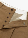 The Made in Japan Crown Chino from TDR comes in Beige at Couverture & The Garbstore buttons 