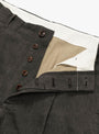 The Made in Japan Crown Chino from TDR comes in Black at Couverture & The Garbstore button down front 