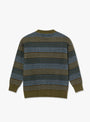 George Sweater Blue Green Stripe by Polar Skate Co. at Couverture and The Garbstore rear profile