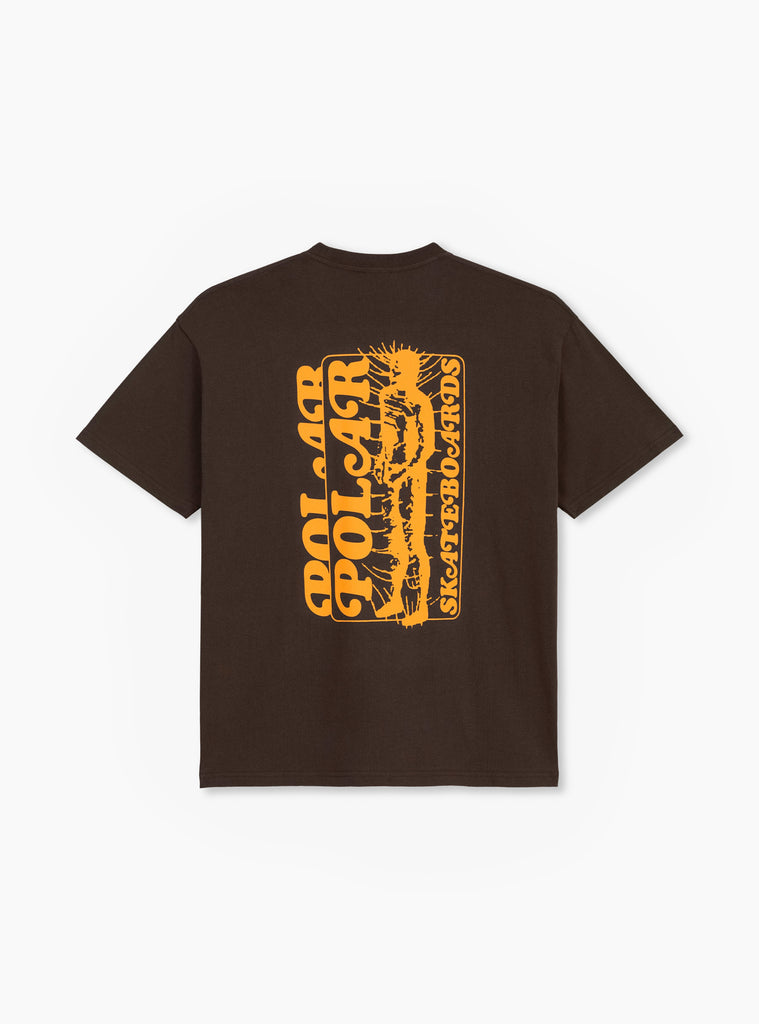 Fields T-shirt Chocolate Polar Skate Co. 