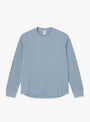 Dylan LS Tee Dove Blue by Polar Skate Co. at Couverture & The Garbstore 
Front 