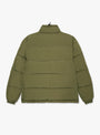 Basic Puffer Army Green by Polar Skate Co. at Couverture and The Garbstore rear 