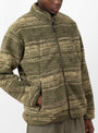 Kiko Jacket Army Green by Polar Skate Co. at Couverture and The Garbstore close up 