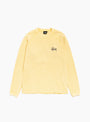 Raglan Thermal Basic Stock Pale Yellow from Stussy at Couverture & The garbstore
front 