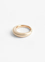Gold Plated Thin Round Ring from Helea Rohner at Couverture & The Garbstore 
Front